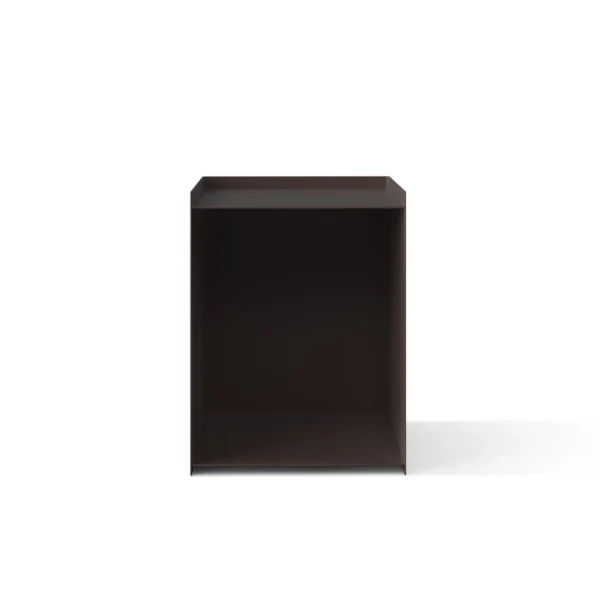 Natbord Micadoni Luca - espressobrun metal sengebord H51,5ÃB39,5ÃD39,5 cm